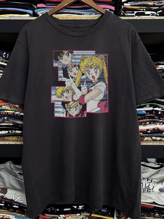Paramjeet Other - 1999 Sailor Moon Promo Washed Black Tee